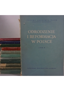 Odrodzenie i reformacja w Polsce, zestaw 12 książek