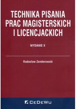 Technika pisania prac magisterskich i licencjackich