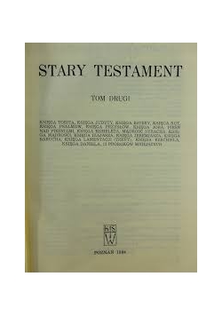 Stary Testament, tom II