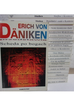 Dzieła Ericha von Danikena. Zestaw 21 książek.