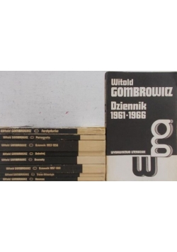 Gombrowicz Dzieła  zestaw 9  tomów