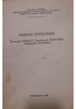 Przekaz oświęcimski