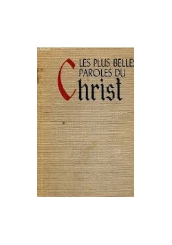 Les plus Belles paroles du Christ, 1940 r.