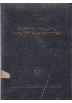 Logarytmiczne tablice analityczne
