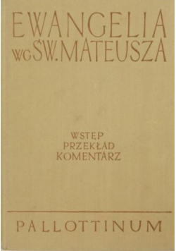 Ewangelia wg Św Mateusza