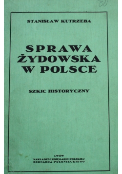Sprawa żydowska w Polsce 1918 r