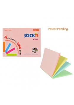 Notes samoprzylepny Magic pad pastel mix 76x101mm