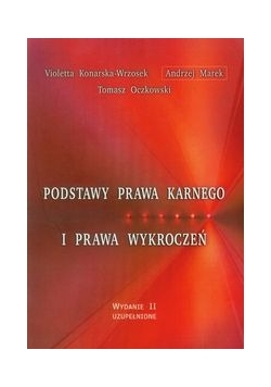 Podstawy prawa karnego i prawa wykroczeń