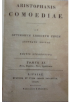 Aristophanis comoediae, 1829r