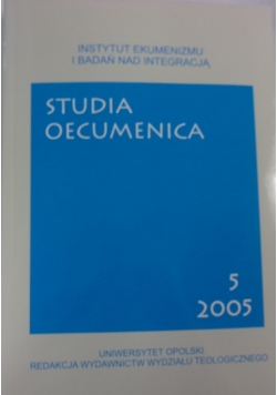Studia Oecumenica, 5/2005