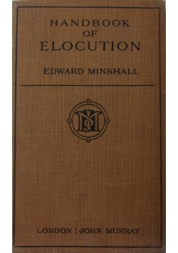 Handbook of Elocution, 1930 r.