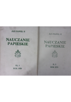 Nauczanie Papieskie, tom II,III
