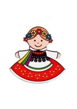 Magnes drewniany - Krakowianka FOLKSTAR