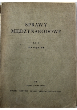 Sprawy Międzynarodowe