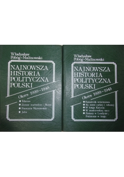 Najnowsza historia polityczna Polski, tom 1 i 2