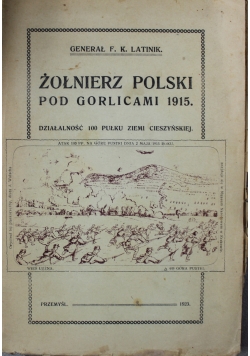 Żołnierz Polski pod Gorlicami 1923 r
