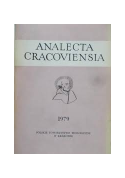 Analecta Cracoviensia1979