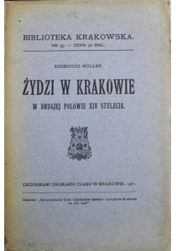 Żydzi w Krakowie w drugiej połowie XIV stulecia