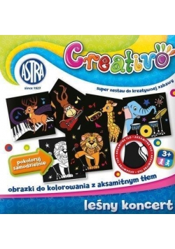 Creativo - Leśny koncert obrazki do kolor. ASTRA