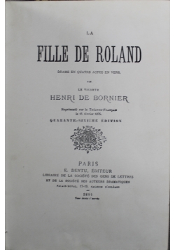 Fille de Roland 1884 r