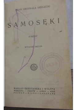 Samosęki, 1925 r.