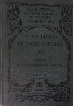 Titi Livi Ab Urbe Condita Libri, 1902 r.