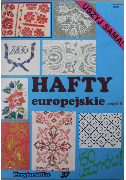 Hafty europejskie część II