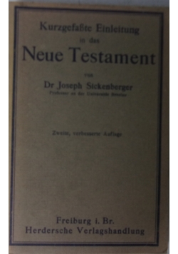 Neue Testament, 1919 r.