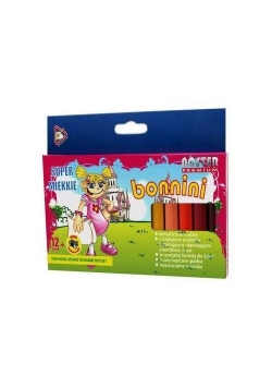 Kredki premium ołówkowe 12kol. bonnini-mini NOSTER