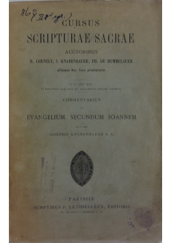 Evangelium secendum ioannem 1898r