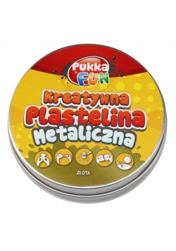 Kreatywna plastelina - Metaliczna złota