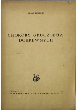 Choroby gruczołów dokrewnych 1950r.