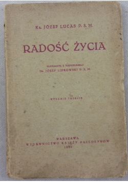 Radość życia, 1934r
