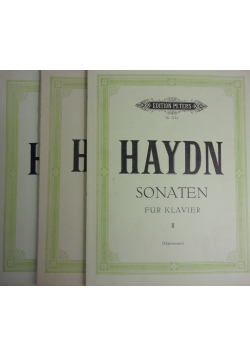 Haydn. Sonaten, zestaw 4 książek