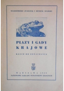 Płazy i gady krajowe, 1950 r.