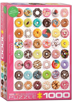 Puzzle 1000 Słodkie pączki