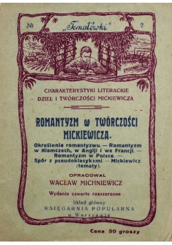Romantyzm w twórczości Mickiewicza 1920 r
