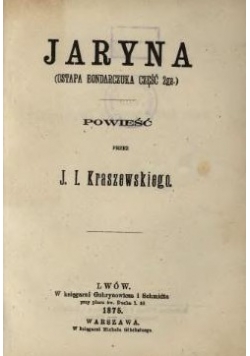 Jaryna, 1875 r.