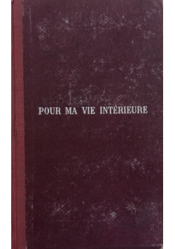 Pour Ma Vie Interieure, 1927 r.