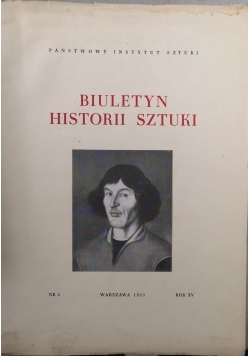 Biuletyn historii sztuki,rok XV, nr. 2