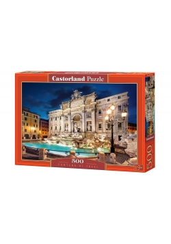 Puzzle 500 Fontana di Trevi CASTOR
