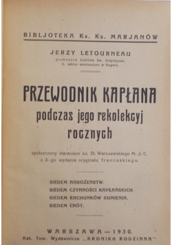 Przewodnik Kapłana, 1930 r.