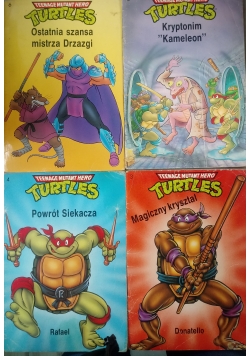 Turtles, Zestaw 4 książek