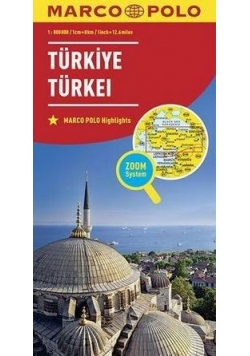 Mapa ZOOM System.Turcja 1:800 000 plan miasta