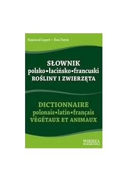 Słownik polsko-łacińsko-francuski Rośliny i zwierzęta, NOWA