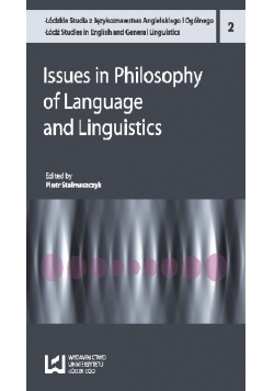 Issues in Philosophy of Language and Linguisti Nowa