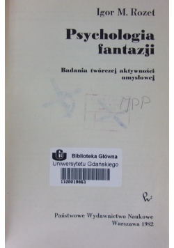 Psychologia fantazji