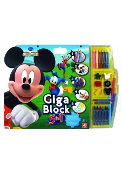 Giga Block - Zestaw dla artysty 5w1 - Mickey