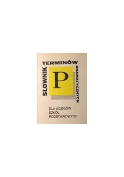 Słownik terminów gramatycznych