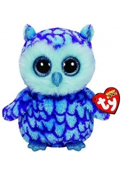 Beanie Boos Oskar - Niebieska Sowa 28cm